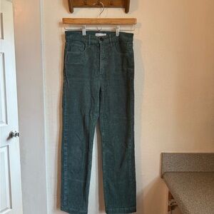 Women’s Loft Corduroy Green Pants
